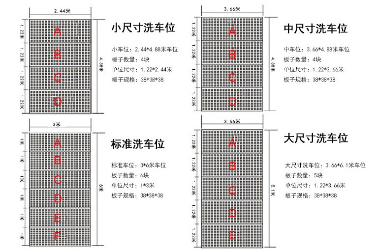 好多年都压不坏的洗车格栅@雷虹玻璃钢格栅地网